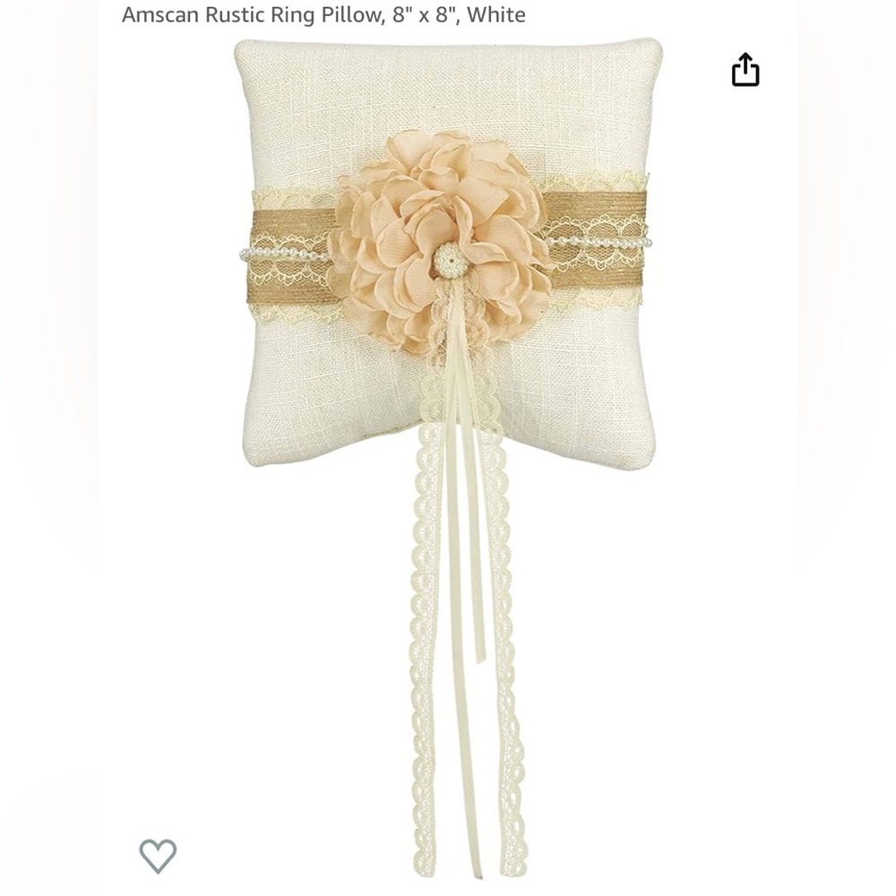 Ring bearer pillow